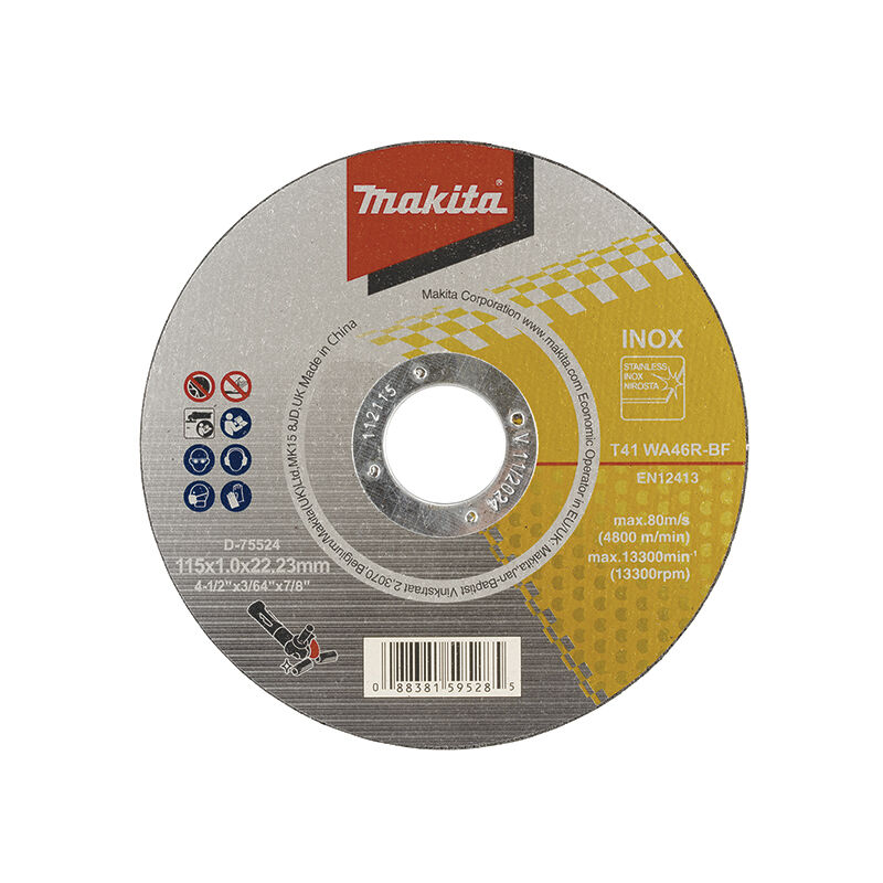 Image of Makita - D-75524 Disco da taglio per metalli 115x10x22mm