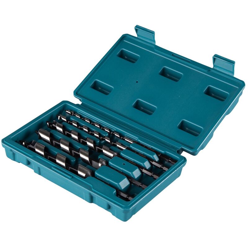D-75677 5 embouts hélicoïdaux pour bois, boîtier hexagonal 1/4' - Makita