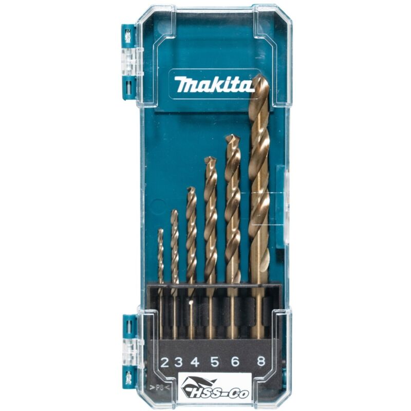 Image of Hss Co Metallbohrer-Set ø 2,0 - 8,0 mm - Makita