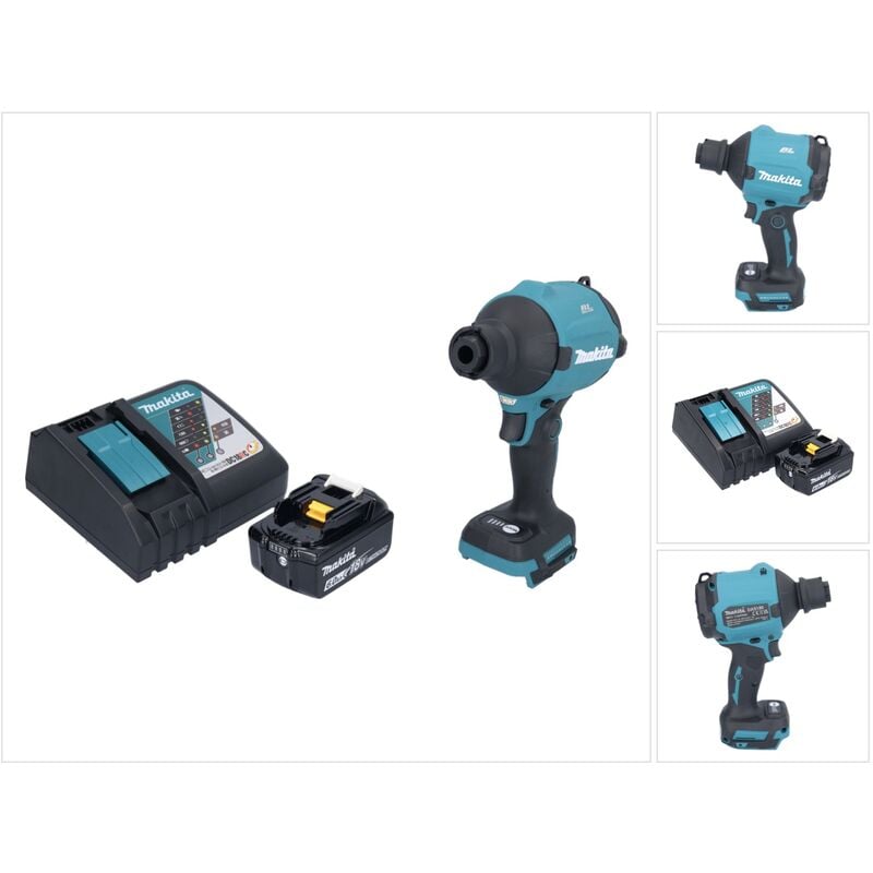 DAS180RG1 Souffleur à poussière sans fil 18V Brushless + 1x Batterie 6,0Ah + Chargeur - Makita