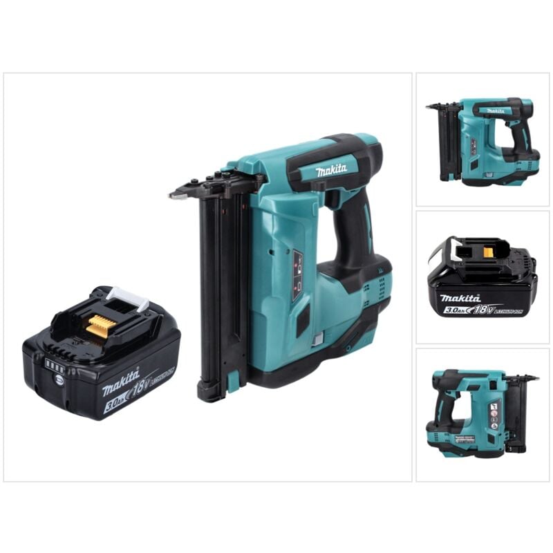 Dbn 500 F1 Cloueuse sans fil 18 v - 15-50 mm + 1x Batterie 3,0 Ah - sans chargeur - Makita