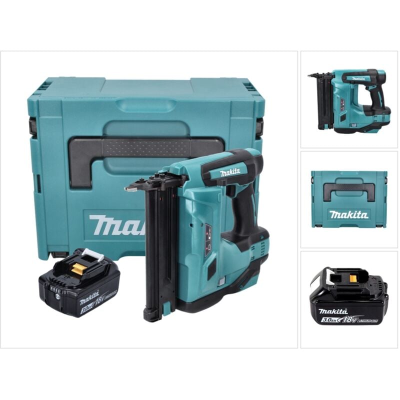 Image of Makita - dbn 500 F1J Akku Stauchkopfnagler 18 v 15-50 mm + 1x Akku 3,0 Ah + Makpac - ohne Ladegerät