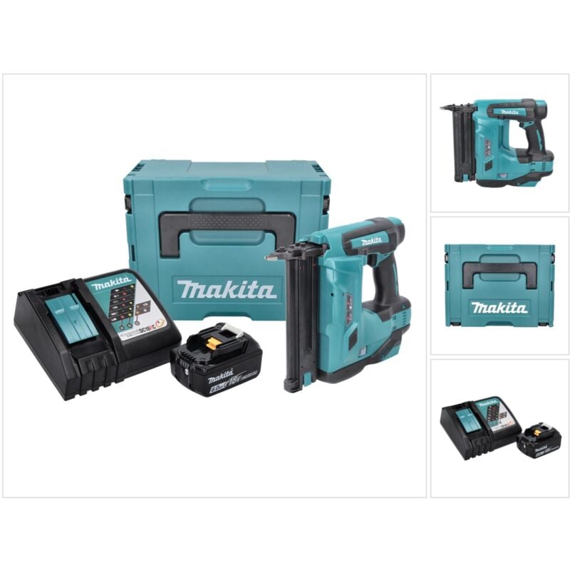 Dbn 500 RG1J 18 v Clavadora sin cable - 15-50 mm + 1x 6.0 Ah Batería + Cargador + Makpac - Makita