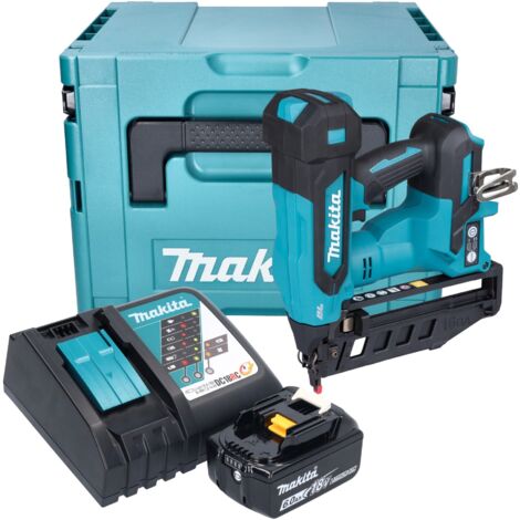 Makita DBN 601 RG1J Akku Nagler 18 V 19 - 64 mm Brushless + 1x Akku 6,0 Ah + Ladegerät + Makpac