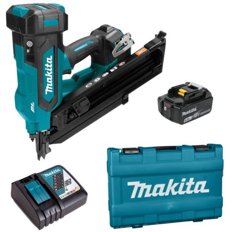 Makita DBN900ZK 18v LXT Brushless 90mm Gasless Framing Nailer + Case + 6.0Ah