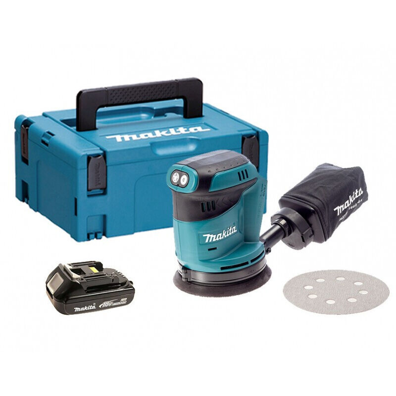 Ponceuse Excentrique Makita DBO180Y1J – 18V, Ø125 mm, Batterie 1.5Ah