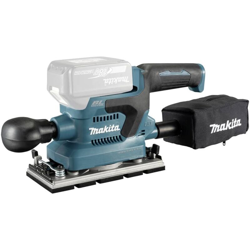 DBO382Z Ponceuse vibrante sans fil sans batterie, sans chargeur 18 v Nombre d'accus fournis 0 - Makita