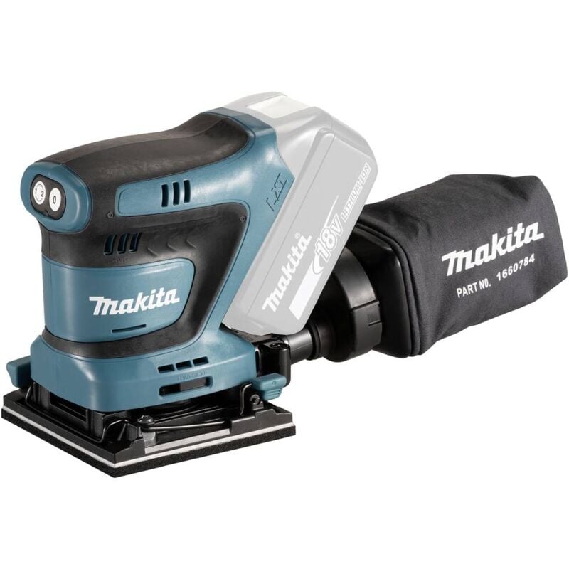 DBO480Z Ponceuse vibrante sans fil sans batterie 18 v 102 x 112 mm - Makita
