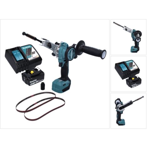 Makita DBS 180 RM1 Lime à bande sans fil 18 V 9 x 533 mm Brushless + 1x batterie 4,0 Ah + chargeur