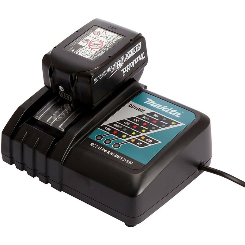 Dc18rc 18V Lxt Fast Charger & Bl1840 18V 4.0Ah Battery Bundle Makita