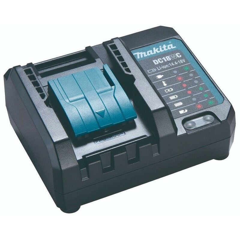 DC18WC 18v 22min Economy Lithium Battery Charger Compact Small Black - Makita