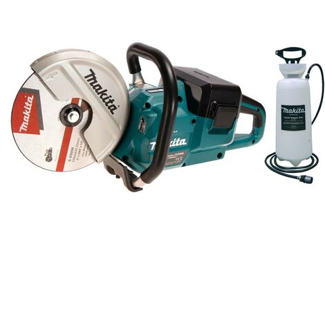 Makita DCE090ZX1 18v / 36v 9"" Cordless Brushless Disc Cutter Saw Bare + Water