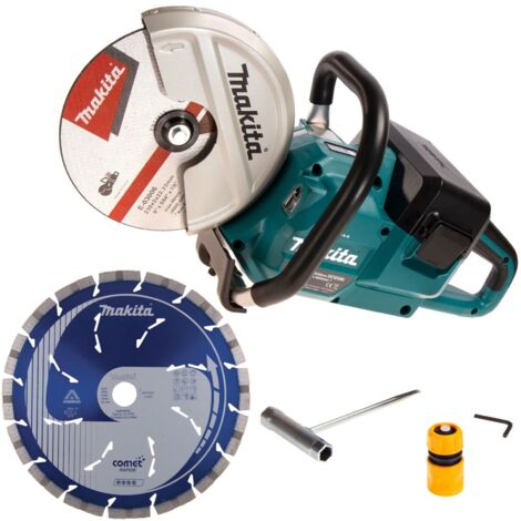 Makita DCE090ZX1 Twin 18v 9"" Cordless Brushless Disc Cutter Bare + Comet Blade