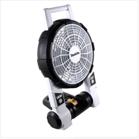 Makita DCF201ZW 14v 18v 240v LXT Cordless Portable 2 Speed Fan White + Plug