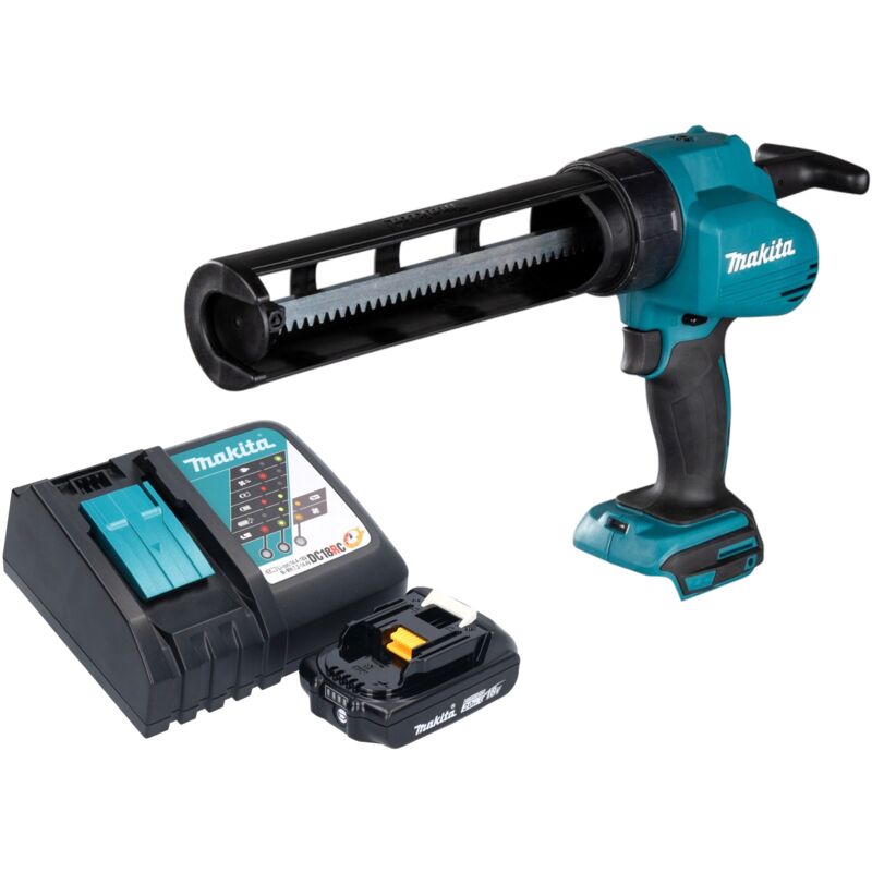 Dcg 180 RA1 Pistolet à cartouche sans fil 18 v + 1x batterie 2,0 Ah + chargeur - Makita