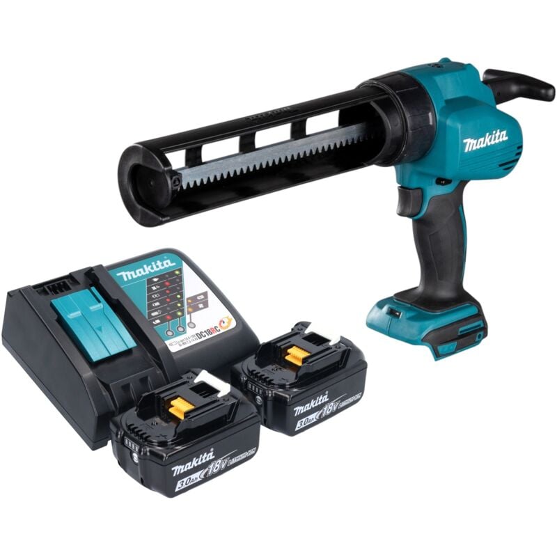 Dcg 180 rf Pistolet à cartouche sans fil 18 v + 2x batterie 3,0 Ah + chargeur - Makita