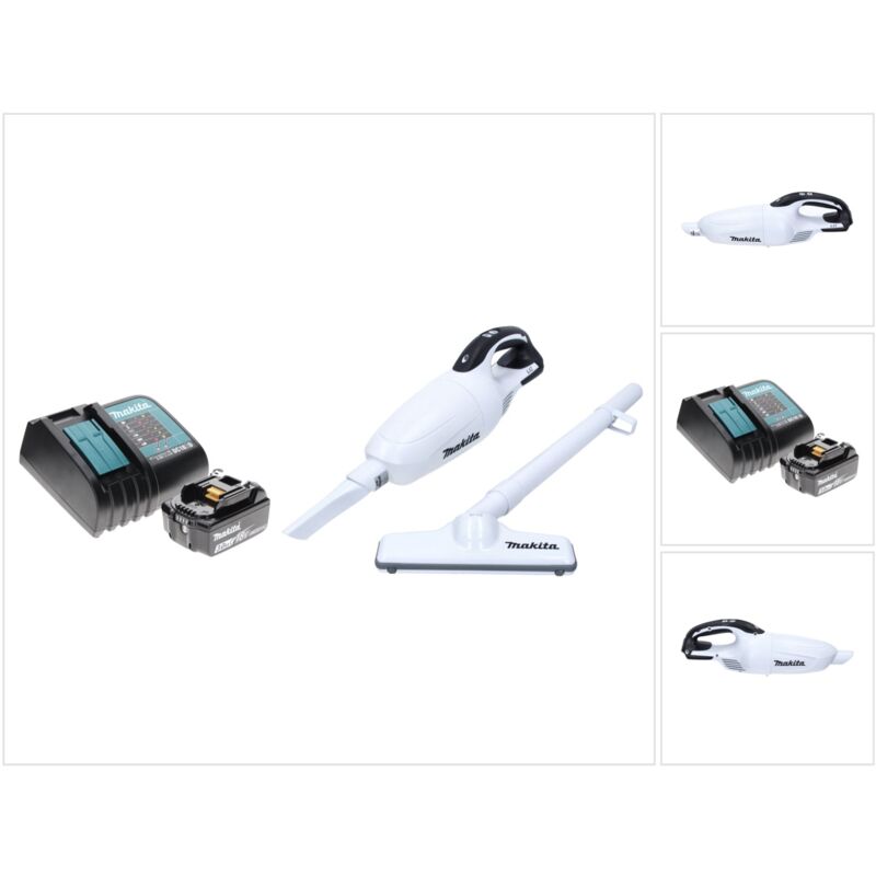 Dcl 181 FSF1 w 18 v Aspirateur sans fil blanc + 1x Batterie 3,0 Ah + Chargeur - Makita
