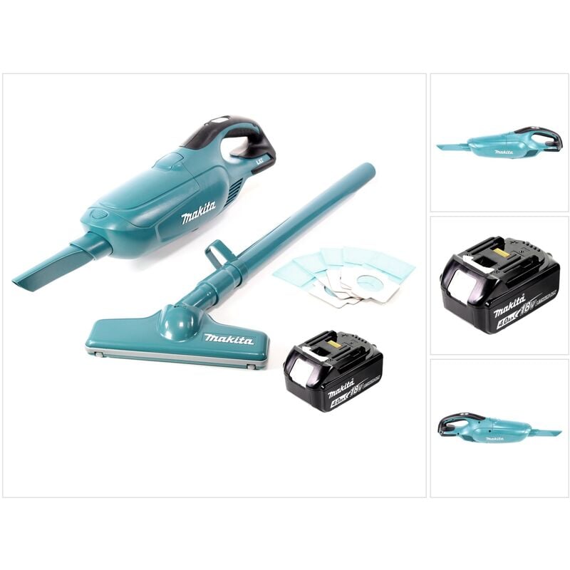 Dcl 182 M1 Aspirateur sans fil 18 v + 1x batterie 4,0 Ah - sans chargeur - Makita