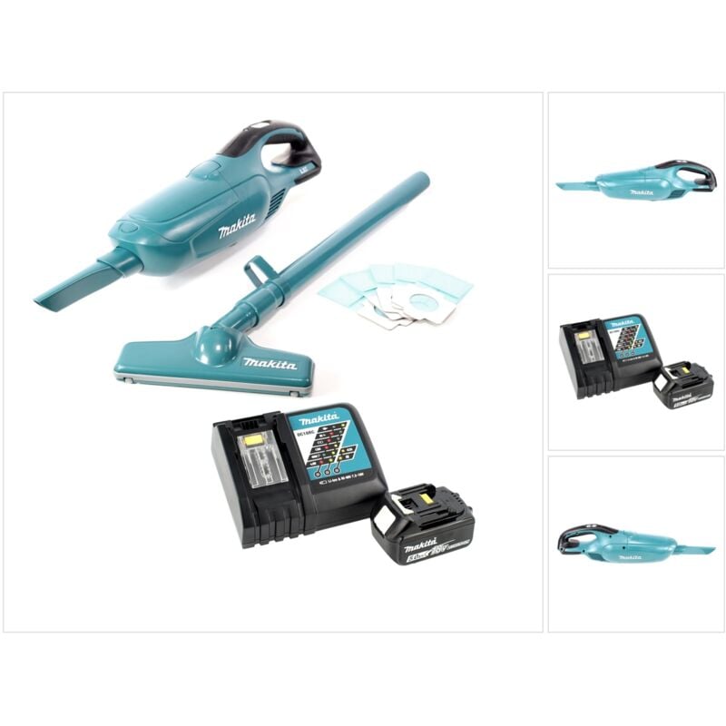 Dcl 182 RT1 Aspirateur à batterie 18 v + 1x batterie 5,0 Ah + chargeur - Makita