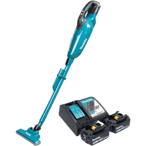 Makita DCL 284 FRF2 Akku Staubsauger 18 V 0,73 l Brushless + 2x Akku 3,0 Ah + Ladegerät