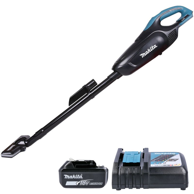 DCL182Z 18V lxt Black Vacuum Cleaner With 1 x 3.0Ah Battery & Charger - Makita