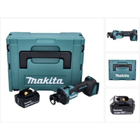 Makita DCO 181 G1J Akku Rotationsschneider 18 V 32000 U/min Brushless + 1x Akku 6,0 Ah + Makpac - ohne Ladegerät