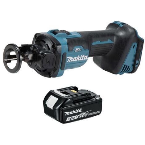 Makita DCO181F1 Affleureuse plaque de plâtre 18V Li-Ion LXT + 1 x 3.0Ah Batterie – sans chargeur