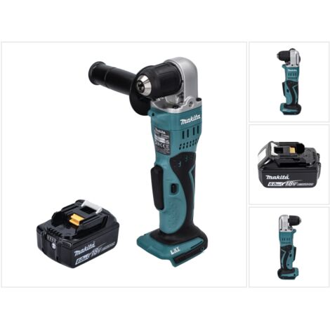 Makita DDA 351 G1 Akku Winkelbohrmaschine 18 V 13,5 Nm + 1x Akku 6,0 Ah - ohne Ladegerät