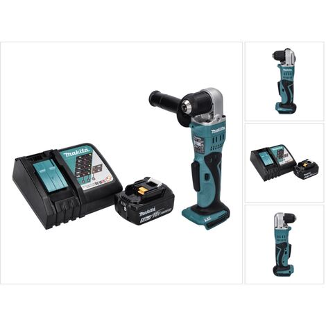 Makita DDA 351 RT1 Akku Winkelbohrmaschine 18 V 13,5 Nm + 1x Akku 5,0 Ah + Ladegerät