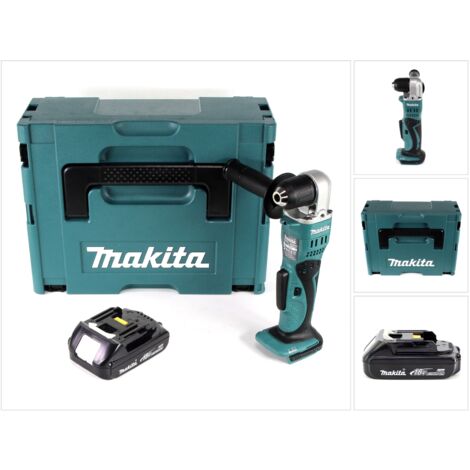 Makita DDA 351 Y1J Akku Winkelbohrmaschine 18V 13,5Nm + 1x Akku 1,5Ah + Makpac - ohne Ladegerät