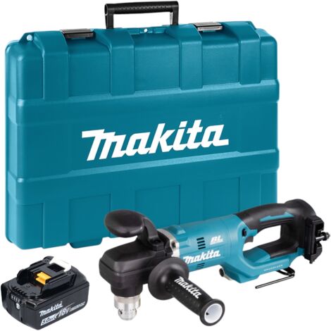 Makita DDA 450 T1K Akku Winkelbohrmaschine 18 V 70 Nm Brushless + 1x Akku 5,0 Ah + Koffer - ohne Ladegerät