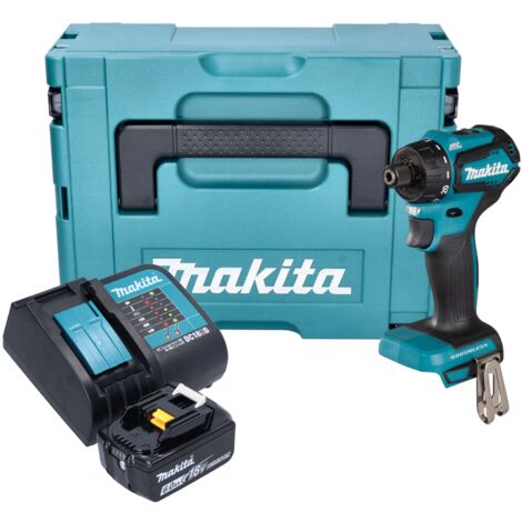 Makita DDF 083 SG1J Perceuse-visseuse sans fil 18 V 40 Nm 1/4'' Brushless + 1x batterie 6,0 Ah + chargeur + Makpac