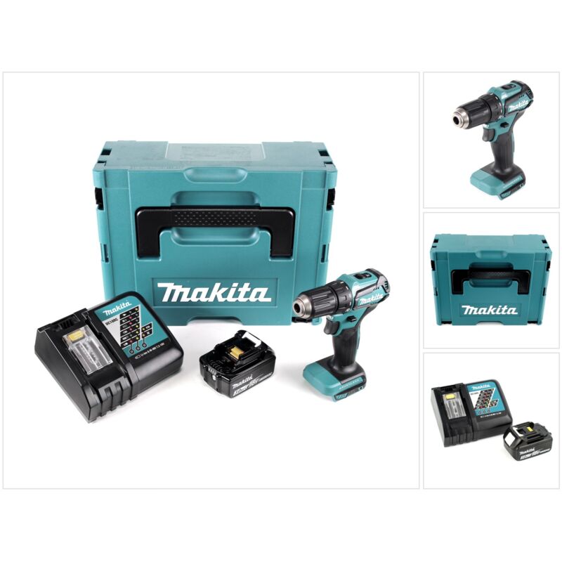 

DDF 483 RF1J Taladro atornillador a batería 18V en Makpac 2 + 1x Batería BL1830 3,0 Ah + Cargador DC 18 RC - Makita