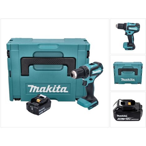 Makita DDF 485 F1J Perceuse-visseuse sans fil 18 V 50 Nm brushless + 1x Batterie 3,0 Ah + Coffret Makpac - sans chargeur
