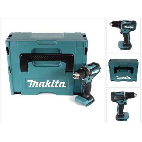 Makita DDF 485 ZJ Taladro atornillador a batería 18V en maletín Makpac 2 - Sin batería, sin cargador incluidos