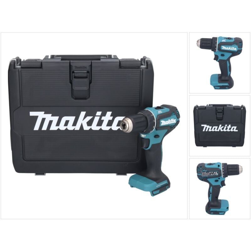 Makita DDF 485 ZK Perceuse-visseuse sans fil 18 V 50 Nm Brushless + Coffret - sans batterie, sans chargeur