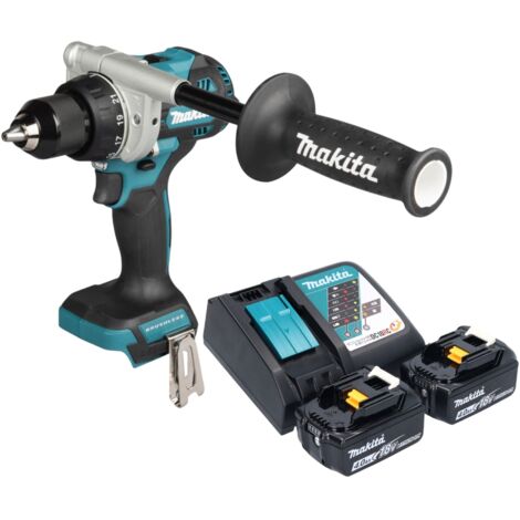 Makita DDF 492 RM Akku Bohrschrauber 18 V 141 Nm Brushless + 2x Akku 4,0 Ah + Ladegerät