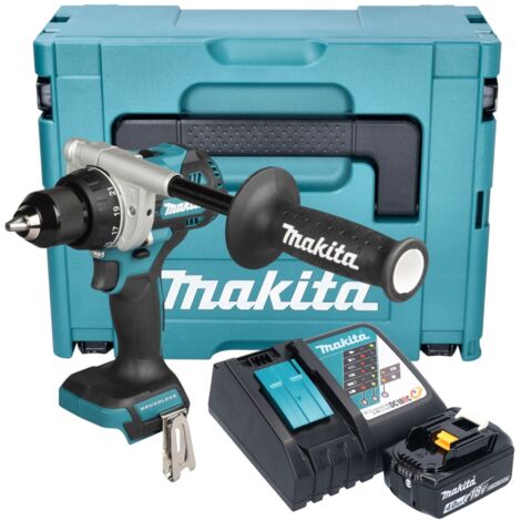 Makita DDF 492 RM1J Akku Bohrschrauber 18 V 141 Nm Brushless + 1x Akku 4,0 Ah + Ladegerät + Makpac