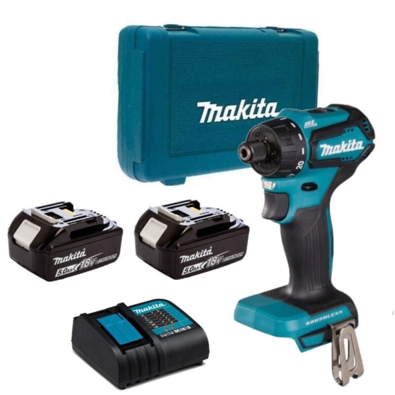 Makita DDF083RTE Perceuse visseuse 18V Li-Ion - 2 x 5.0Ah Batteries + chargeur en coffret