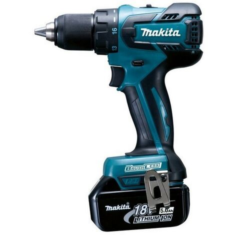 MAKITA DDF481RTJ - Taladro atornillador 18v litio 5.0ah bl makpac
