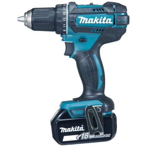 Makita DDF482RFEB - Taladro atornillador - sin cable 13 mm - 62 N-m - 2 baterías - 18 V