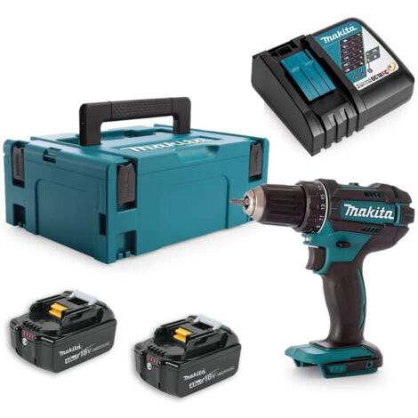 Perceuse visseuse 18V Li-Ion (2x4Ah) Ø13mm dans coffret Makpac - MAKITA DDF482RMJ