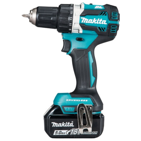 Makita DDF484RT3J drill Negro, Azul, Plata 2000 RPM 1,8 kg - Taladro eléctrico (2000 RPM, 1,3 cm, 3,8 cm, 54 Nm, 30 Nm, 2,5 m/s²)
