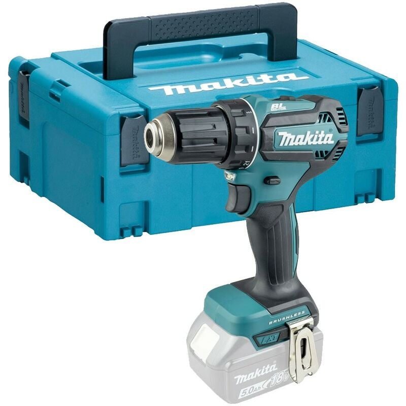 Makita - DDF485ZJ 18V lxt Lithium Ion Brushless Drill Driver 2 Speed Bare + Makpac