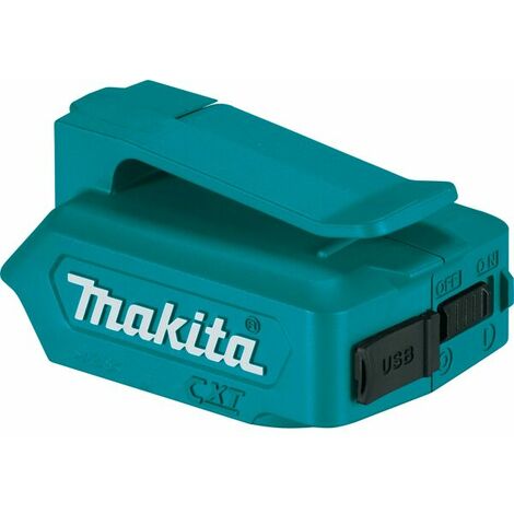 Makita DEAADP06 Adaptateur USB pour batterie Li-Ion 10,8 V
