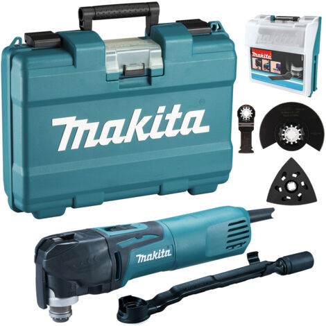 Makita – Découpeur-ponceur multifonction 320 W – 6000 à 20000 oscillations/min – Angle d'oscillation 3,2° – Pour bois dur et métal