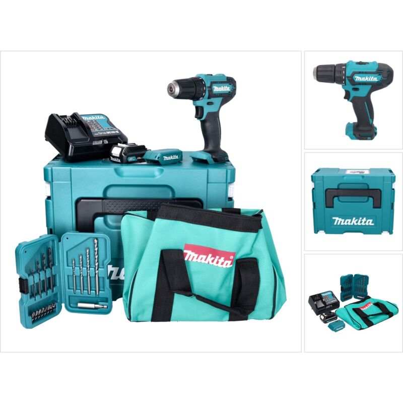 Trapano avvitatore a batteria Makita CXT 12 V max - 30 Nm - 0 - 1.700 giri/min.