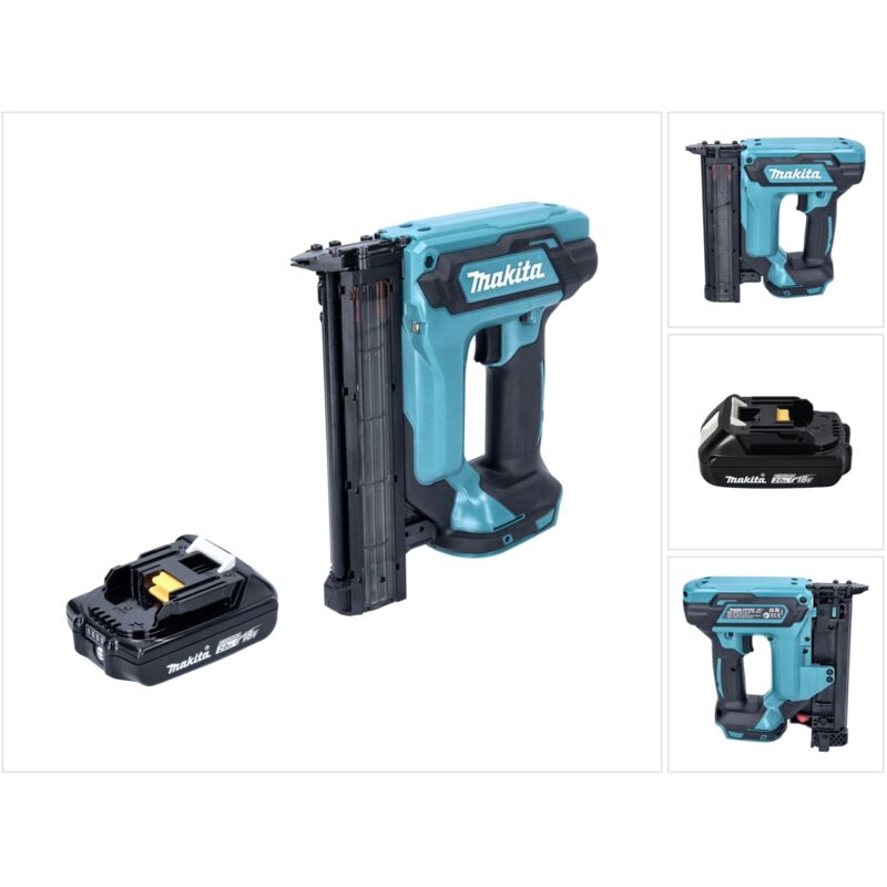 Dfn 350 A1 Cloueuse Sans Fil 18 v 15 - 35 mm + 1x batterie rechargeable 2,0 Ah - sans kit chargeur - Makita