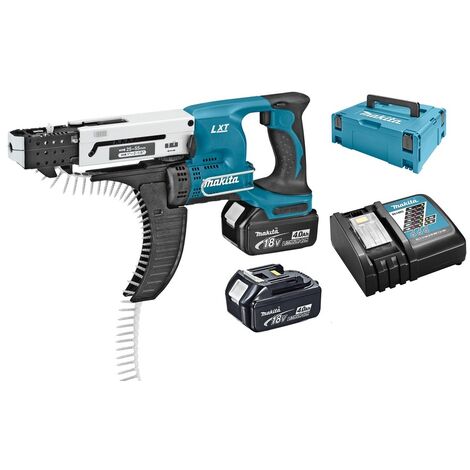 Makita DFR550RMJ Visseuse automatique sans-fil 18V Li-ion - kit avec (2x batterie 4,0 Ah) et MAKPAC
