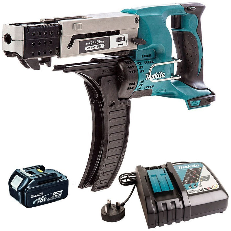 Dfr550z 18V Cordless Auto Feed Screwdriver With 1 X 5.0Ah Battery